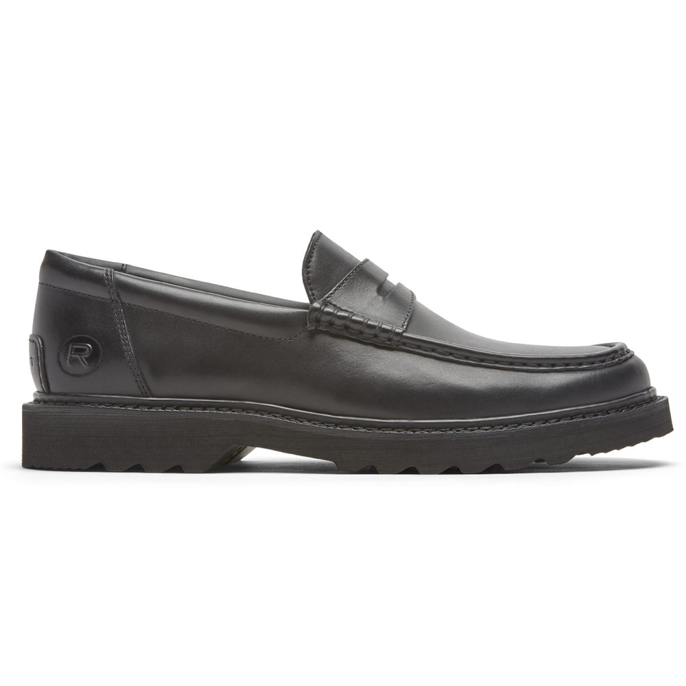 Rockport Slip-Ons Herre Svart - Peirson Penny Keeper - FHUZ67208